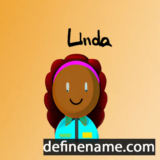 cartoon of the name Lindah