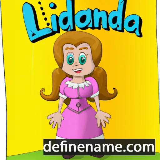 cartoon of the name Lindalia