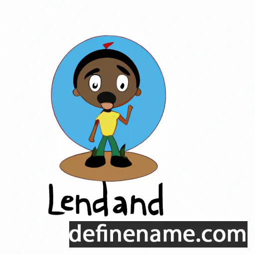 cartoon of the name Lindelani