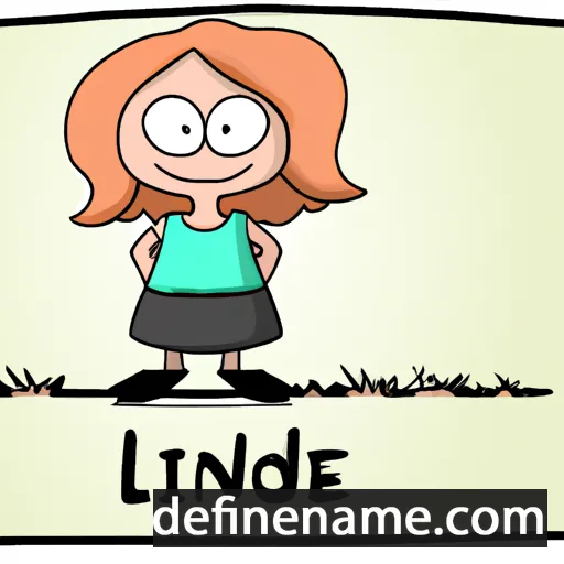 cartoon of the name Lindie