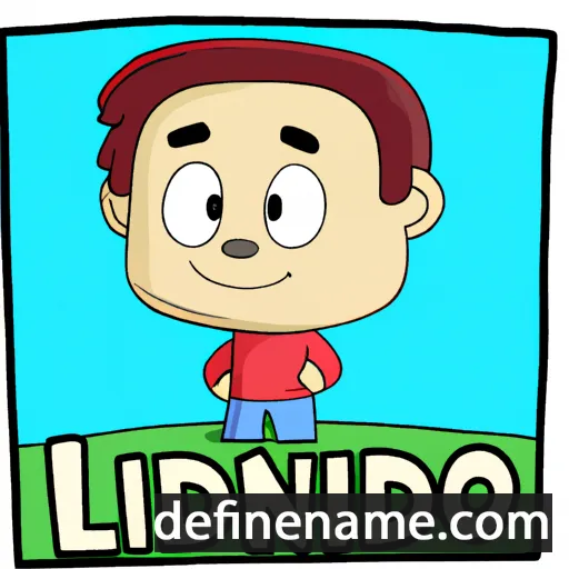 cartoon of the name Lindo