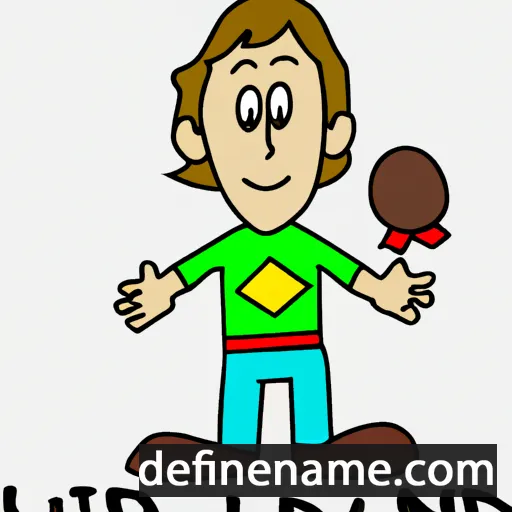 cartoon of the name Lindor