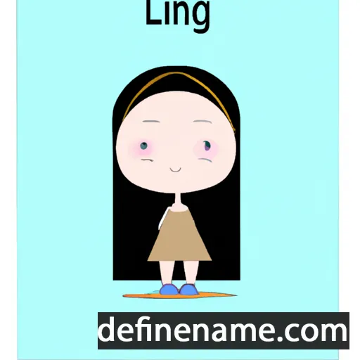 cartoon of the name Linglin