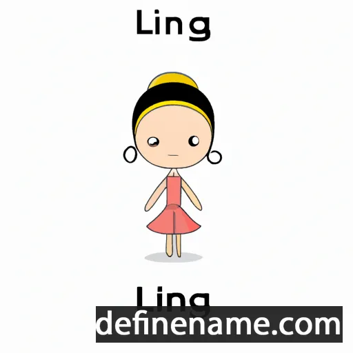 cartoon of the name Lingxia