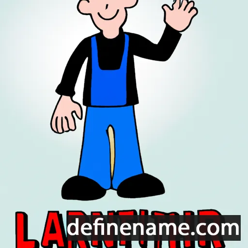 cartoon of the name Linhart