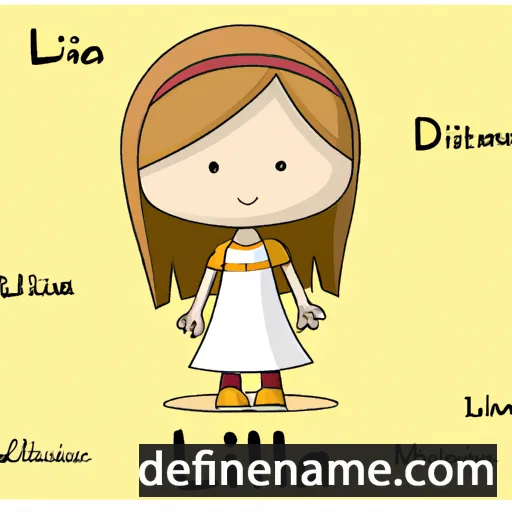 cartoon of the name Linna