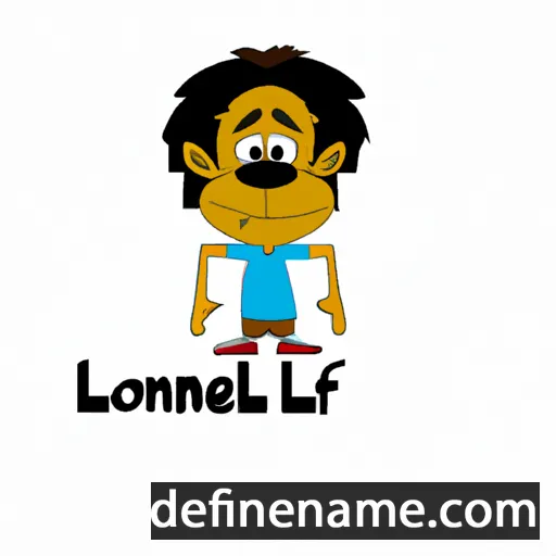 cartoon of the name Lionell