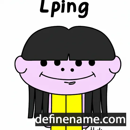 cartoon of the name Liping