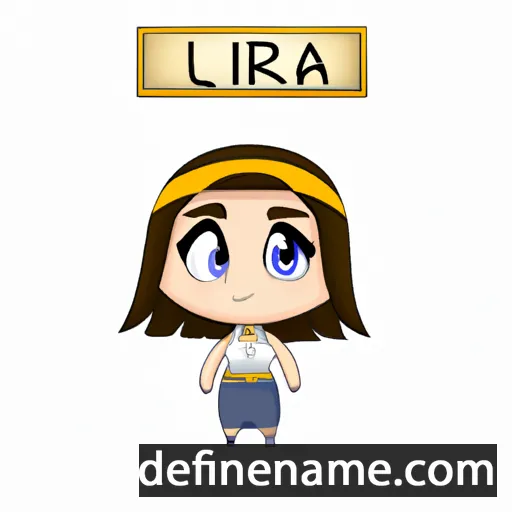 cartoon of the name Lira