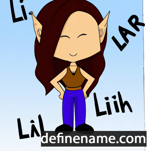 cartoon of the name Lirah