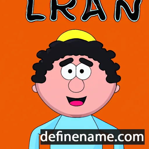 cartoon of the name Liran