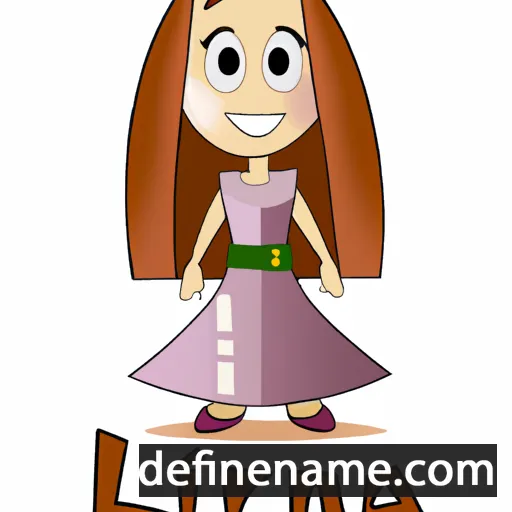 cartoon of the name Lirona