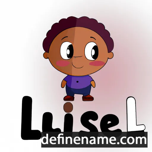 cartoon of the name Liseu