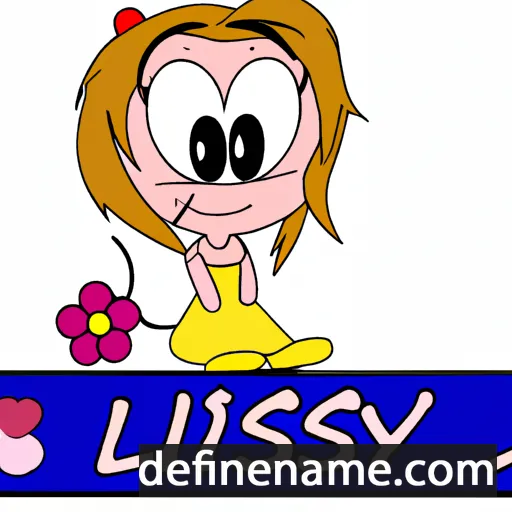 cartoon of the name Lissy