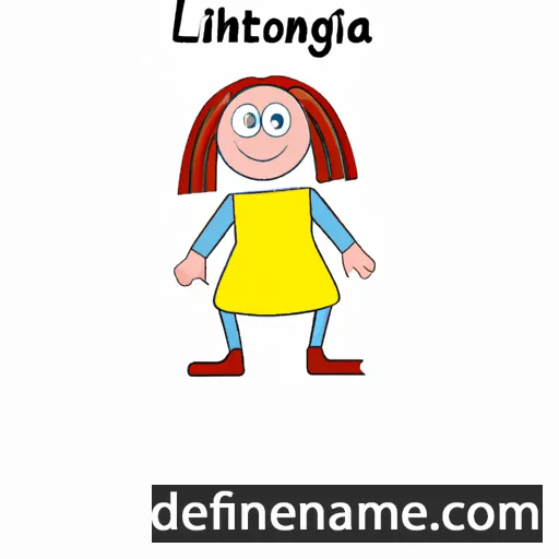 cartoon of the name Litogena