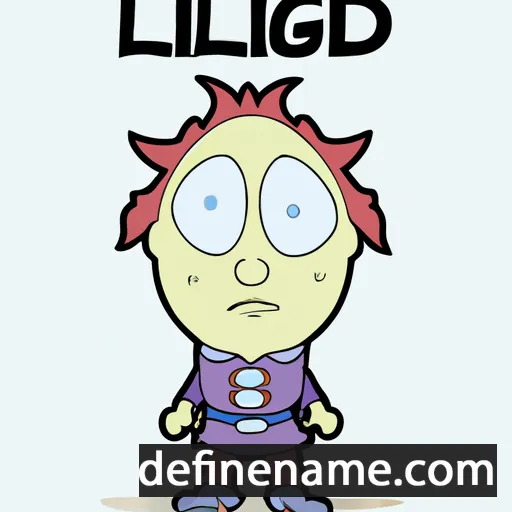 cartoon of the name Liubigild