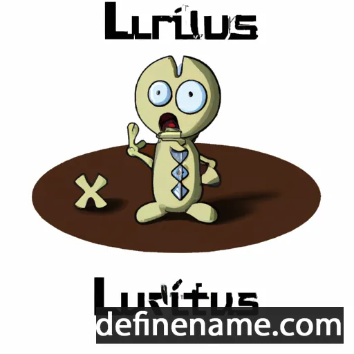 cartoon of the name Liutauras