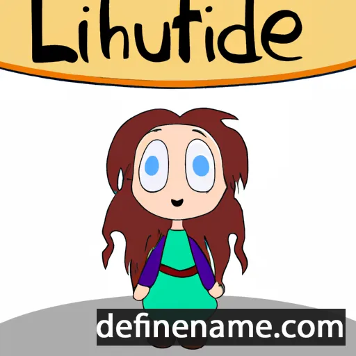 Liuthilde cartoon