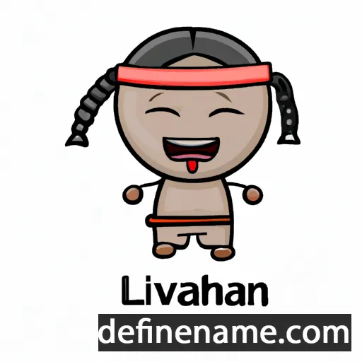 cartoon of the name Livhuwani