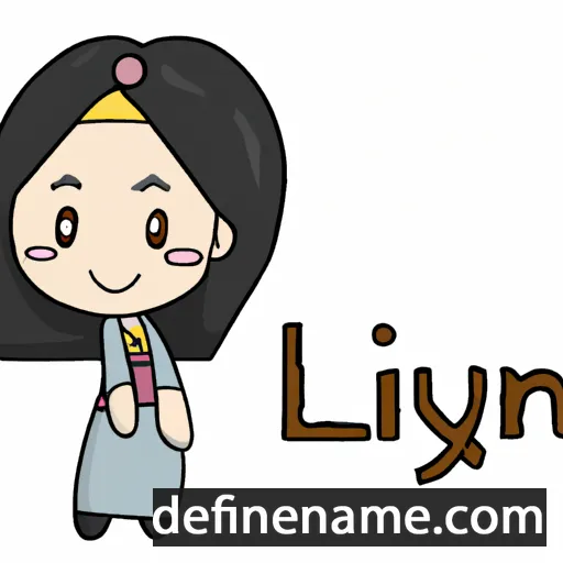 cartoon of the name Liyun