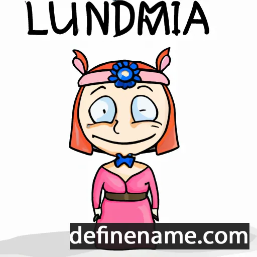 cartoon of the name Ljudmilla