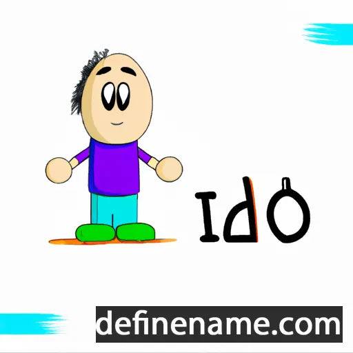 cartoon of the name 'Iddo