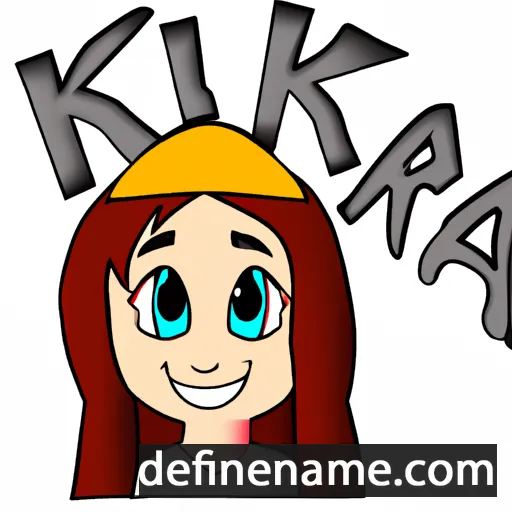 cartoon of the name İkra