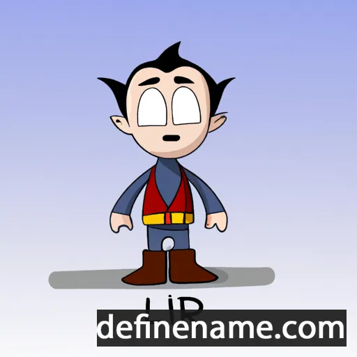 cartoon of the name İldar