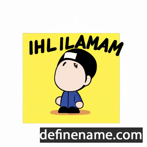 cartoon of the name İlhami