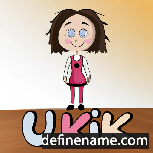 cartoon of the name İlknur