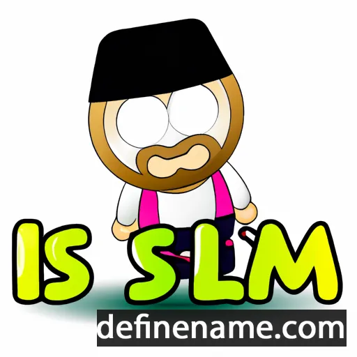 cartoon of the name İslam