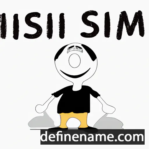 cartoon of the name İsmail