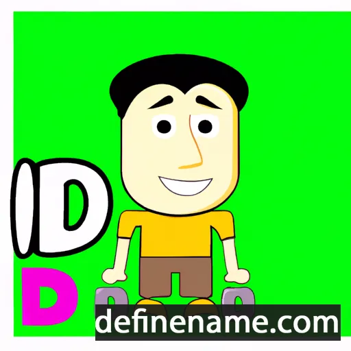 cartoon of the name Ido