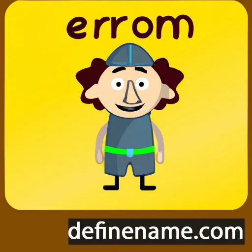 cartoon of the name Ieronim