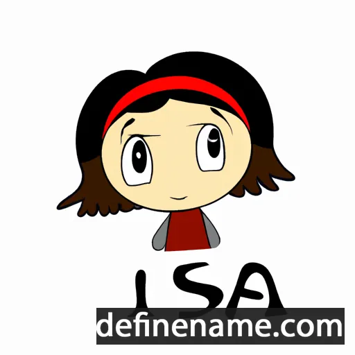 cartoon of the name Iisa