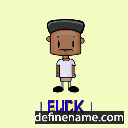 cartoon of the name Ikechukwu