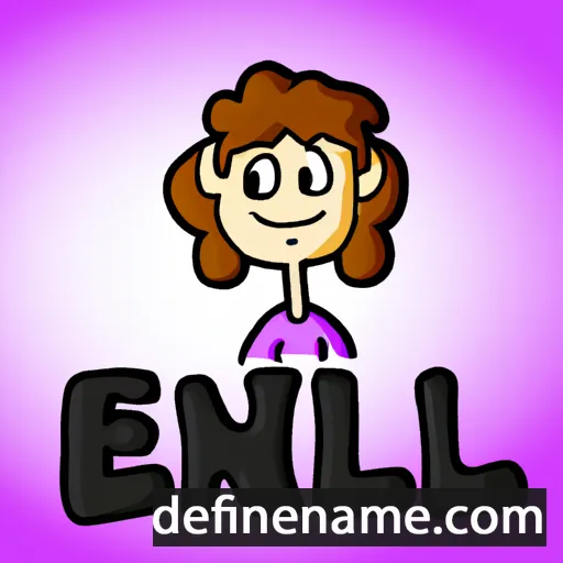 cartoon of the name Ilene