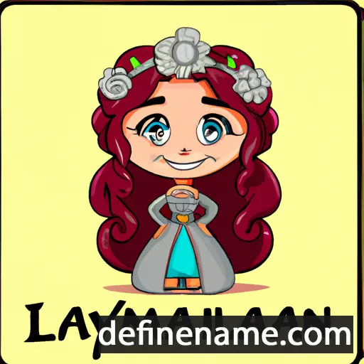 cartoon of the name Iliyana