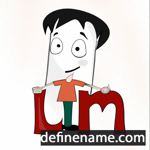 cartoon of the name Ilmi