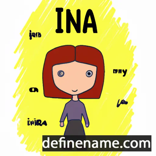 Ina cartoon