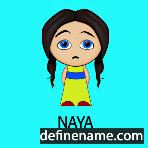 cartoon of the name Inaaya