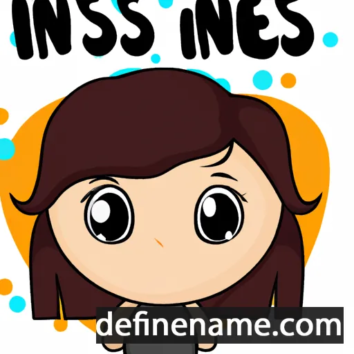 cartoon of the name Inés