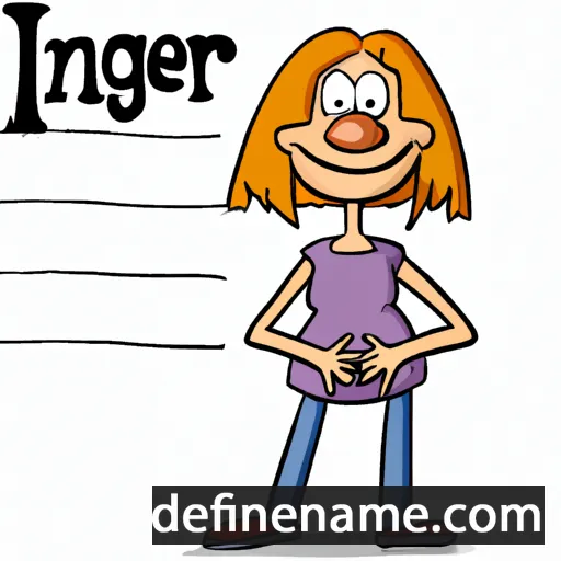 Inger cartoon