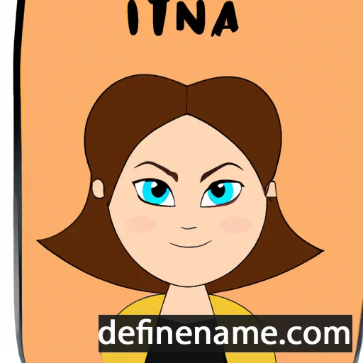 cartoon of the name Inna