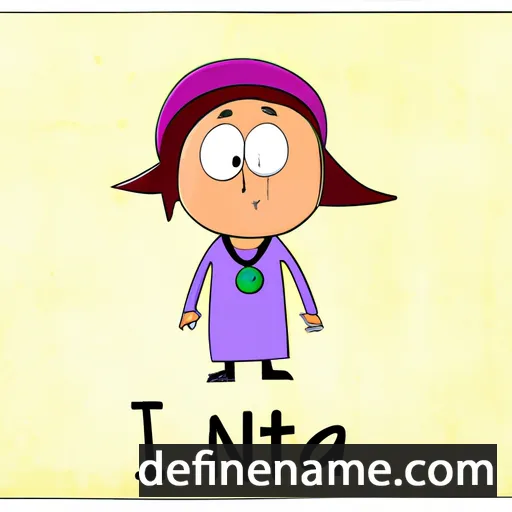 cartoon of the name Inta