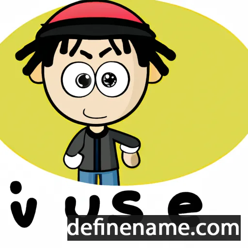 cartoon of the name Iosue