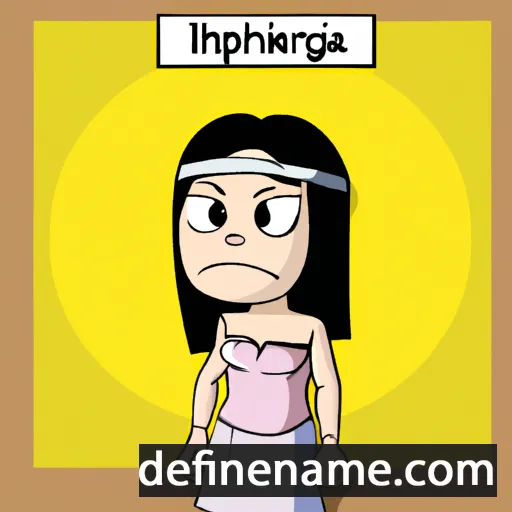 Iphigeneia cartoon