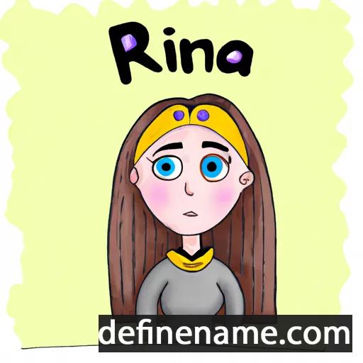 cartoon of the name Irēna