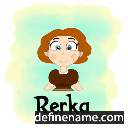 cartoon of the name Irenka