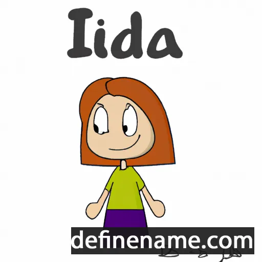 cartoon of the name Irida